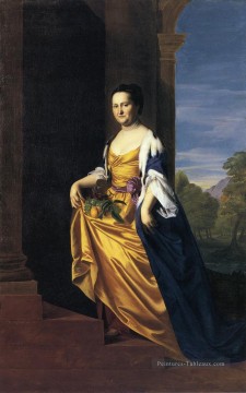  portraiture Tableau - Mme Jeremiah Lee Martha Swett Nouvelle Angleterre Portraiture John Singleton Copley
